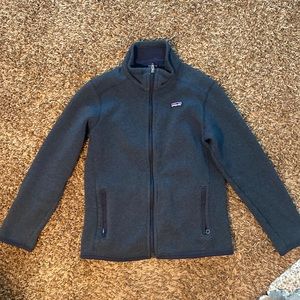 COPY - Boys size large 12 Patagonia better sweater fleece zip up